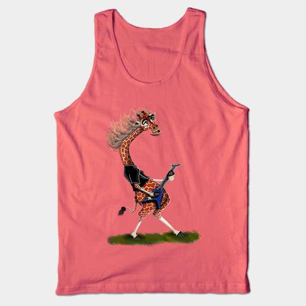 Rock Giraffe Tank Top by AlineSantAnna